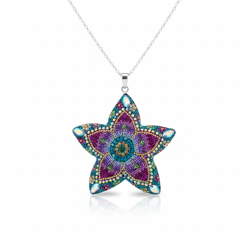 Allegra Galactic Flower 4.5cm Pendant