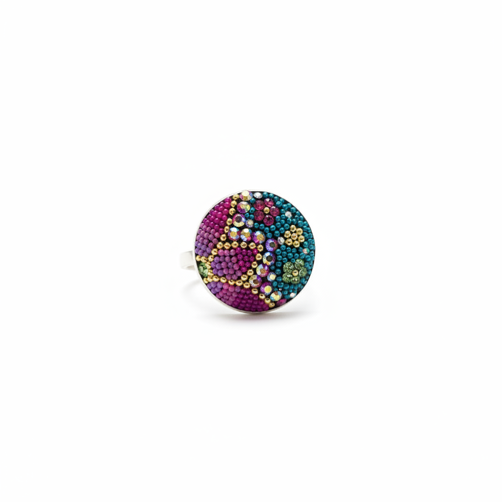 Allegra Galactic Medium Circle 1.5cm Adjustable Ring