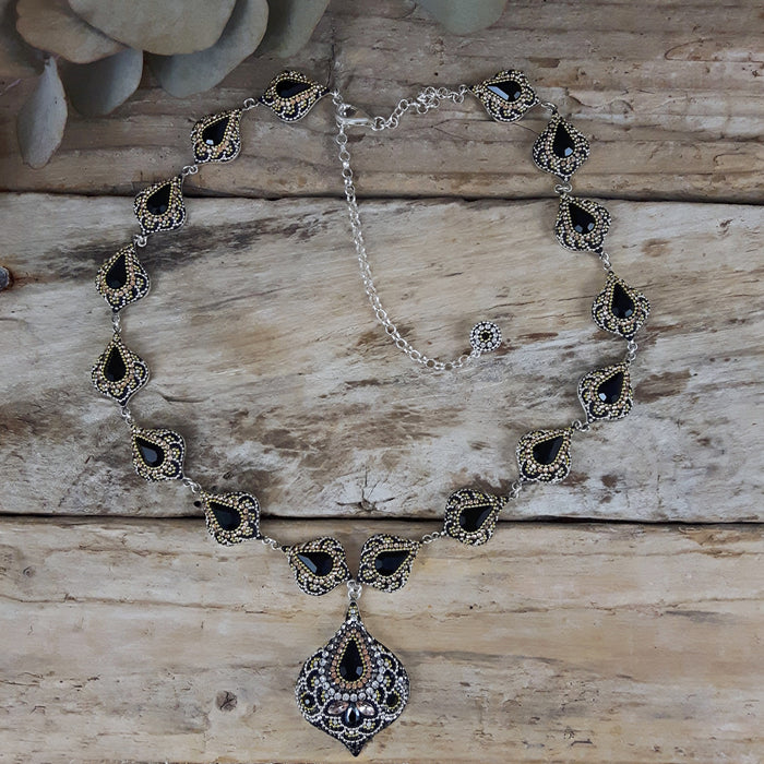 Allegra Onyx Elegance Necklace