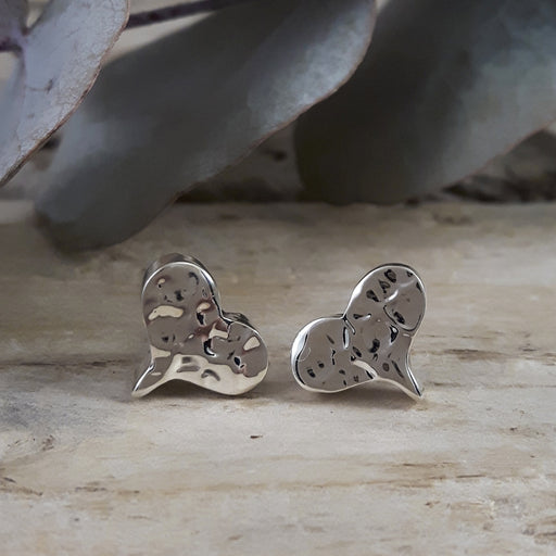 Allure Heart Stud Earrings