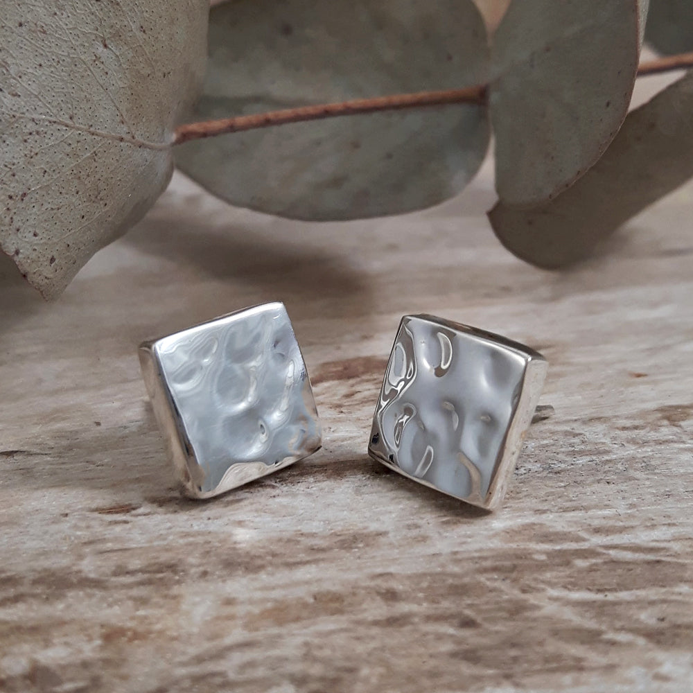 Allure Square Stud Earrings