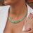 Flinder Nouveau Green Necklace