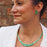 Flinder Nouveau Green Stud Earring