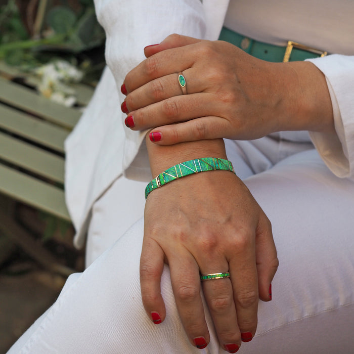 Flinder Nouveau Green Bracelet