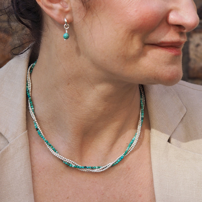 Boho Seeds Beaded Strand Shell Star Turquoise Necklace Woman Trendy Fashion  UK | eBay