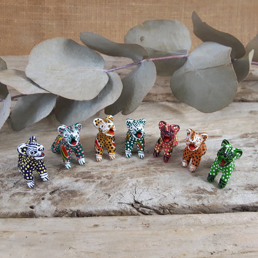 Balam, Hand Painted Ceramic Jaguars