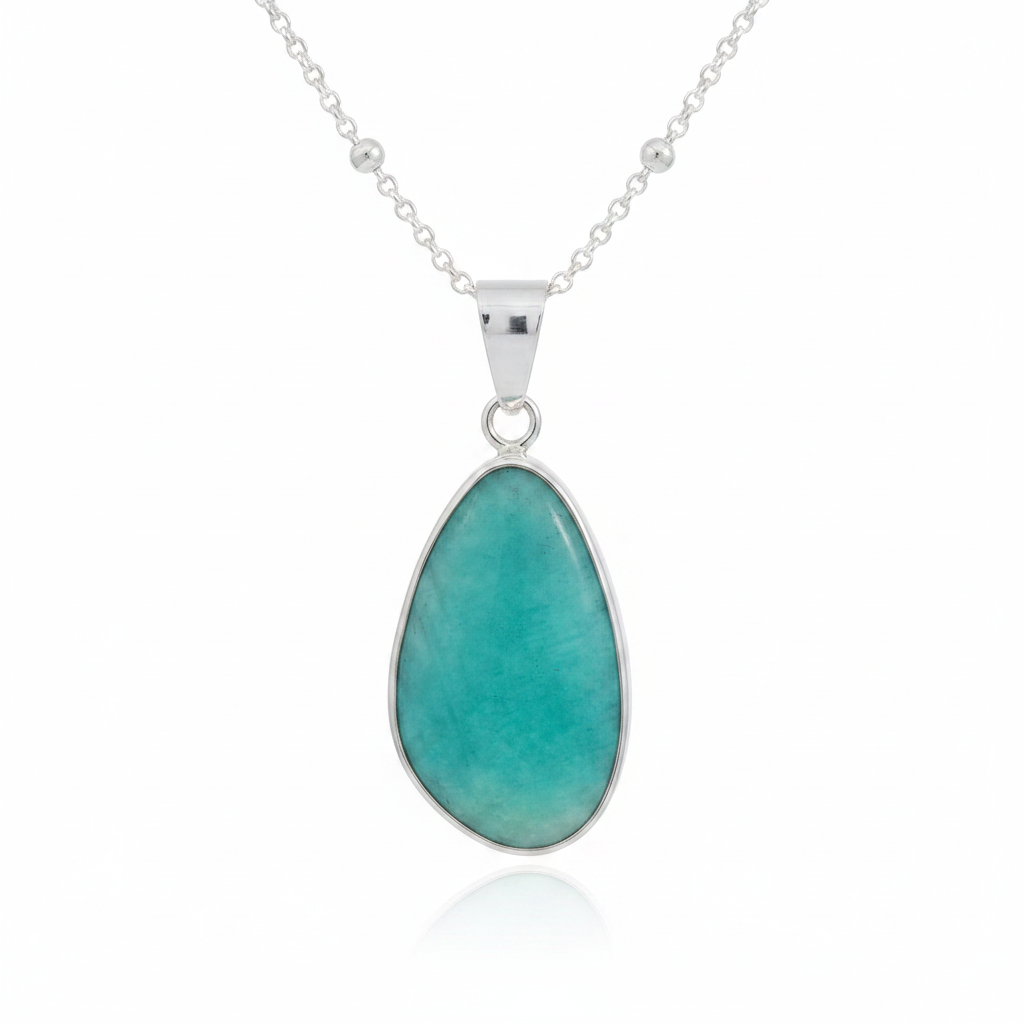 Celestial Amazonite Pendant
