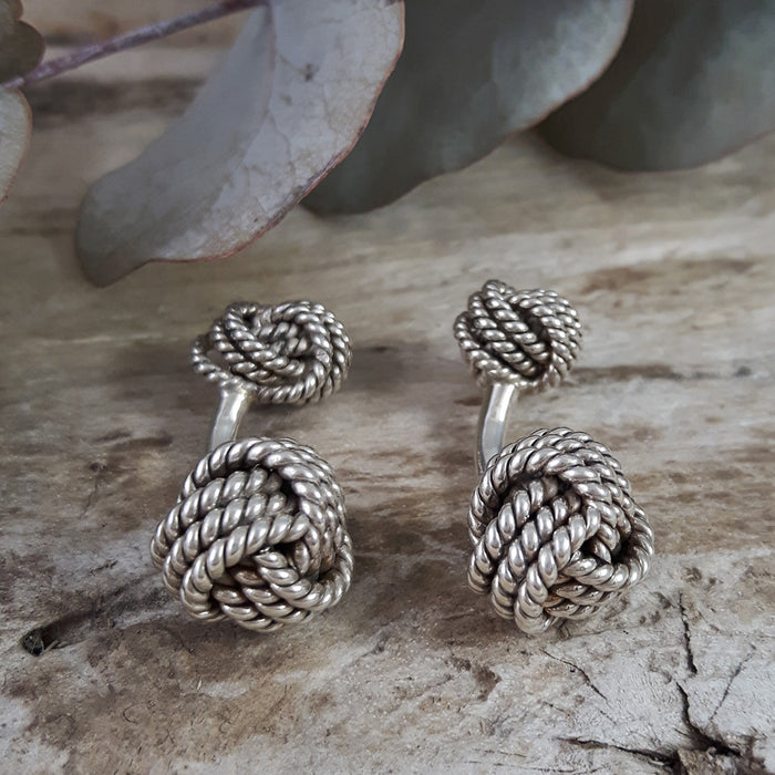 FURTHER REDUCED! PERFECTLY IMPERFECT Celtic Knot Cufflinks