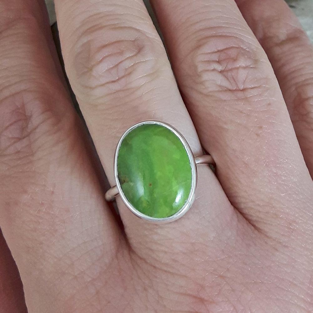 Cezanne Green Turquoise Small Ring