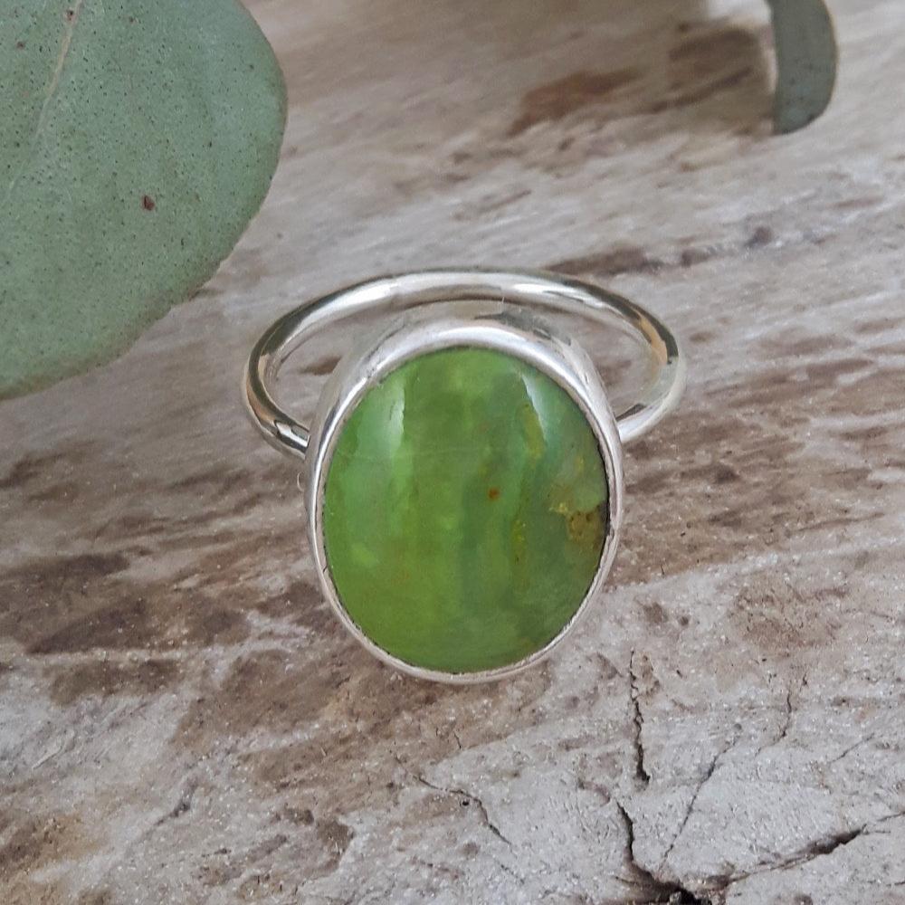 Cezanne Green Turquoise Small Ring