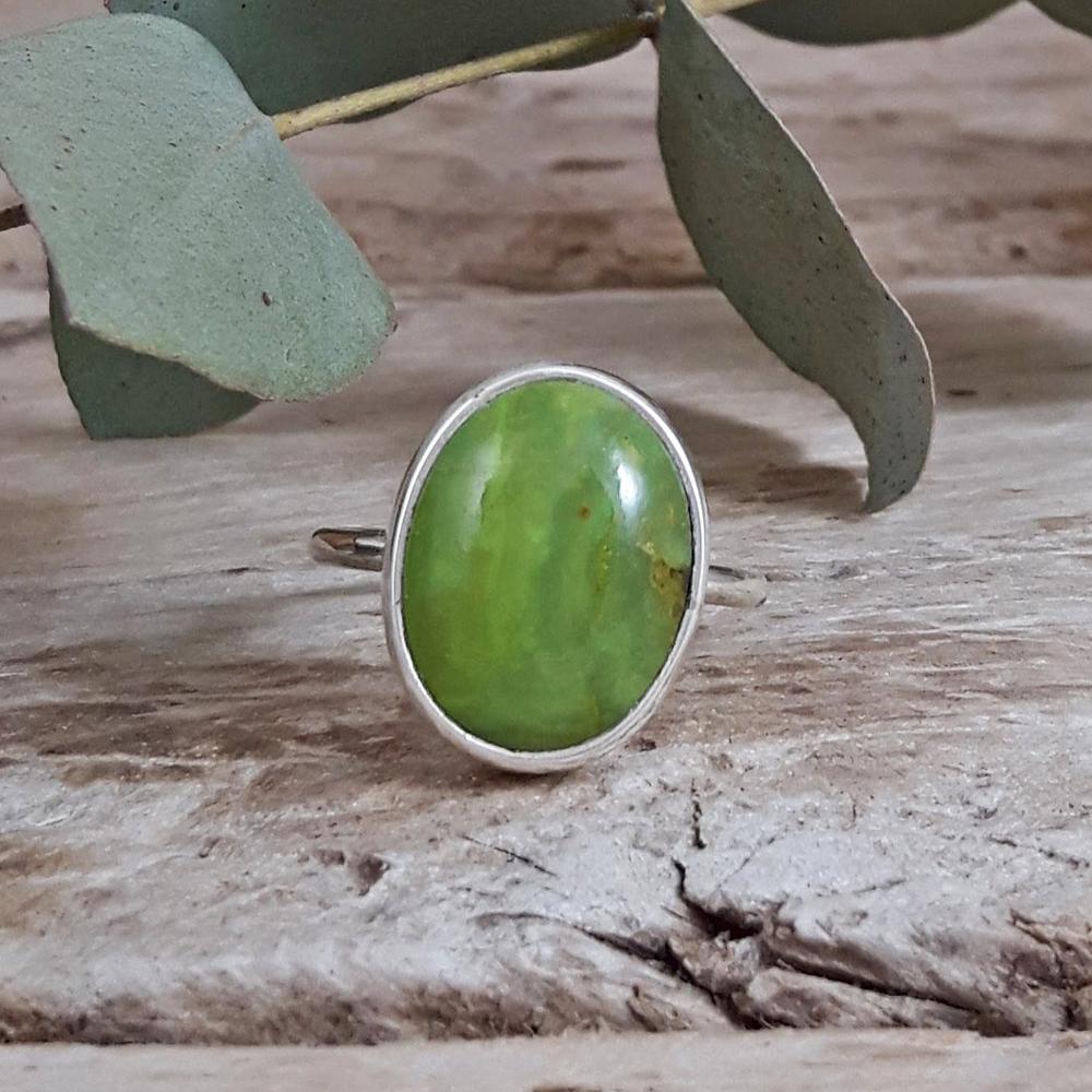 Cezanne Green Turquoise Small Ring