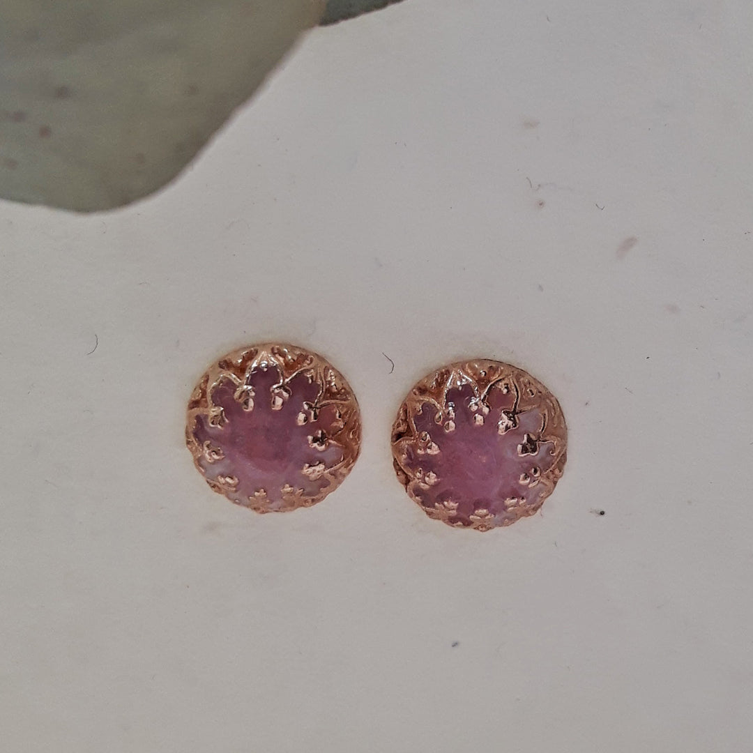 Barbara Haas Copetta Filigran Rose Au Studs