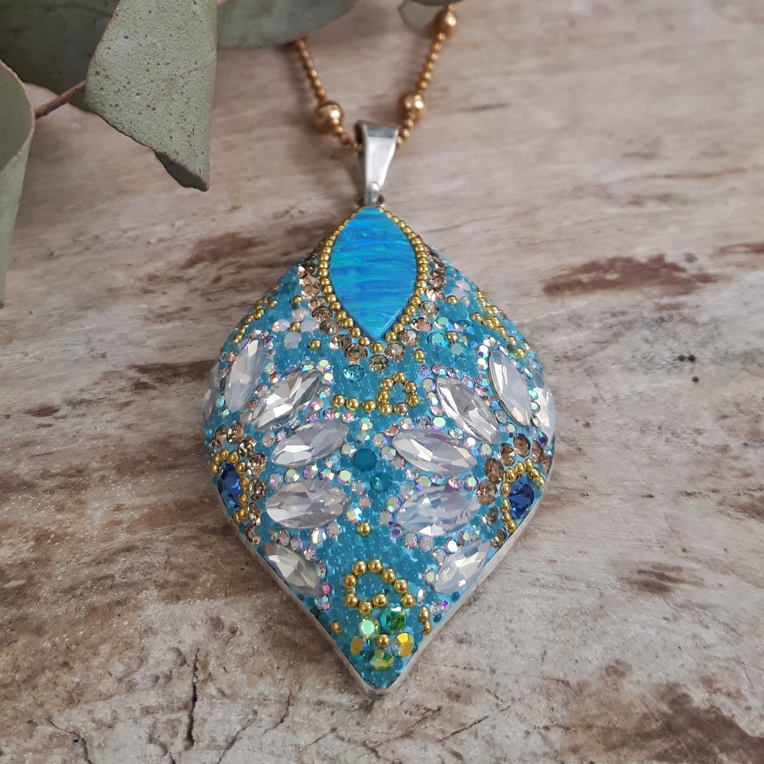 intricate handmade pendant sterling silver floral detail