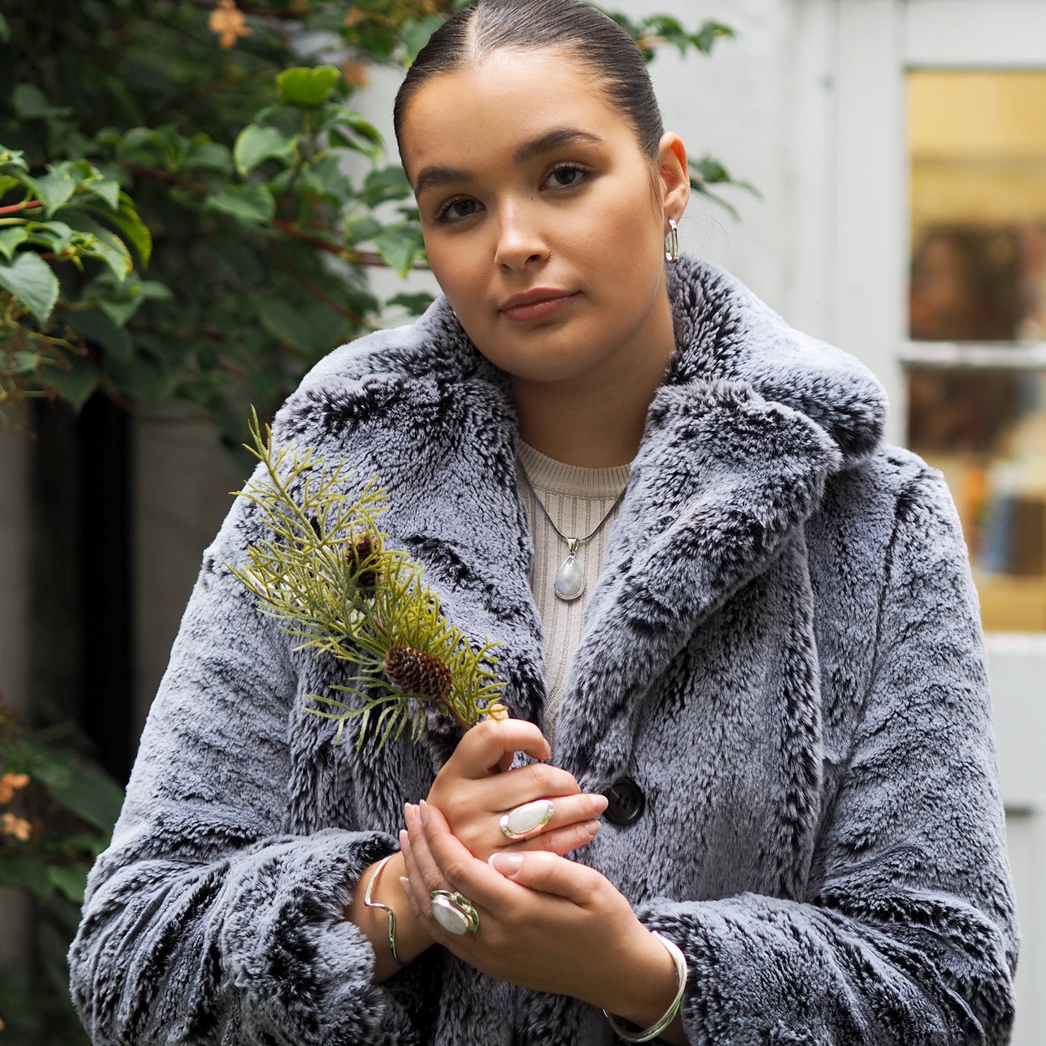 Monet Moonstone Med Pendant Teardrop A