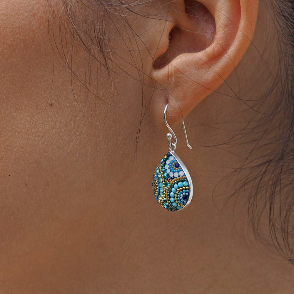 Allegra Amalfi Dream Teardrop Drop Earrings