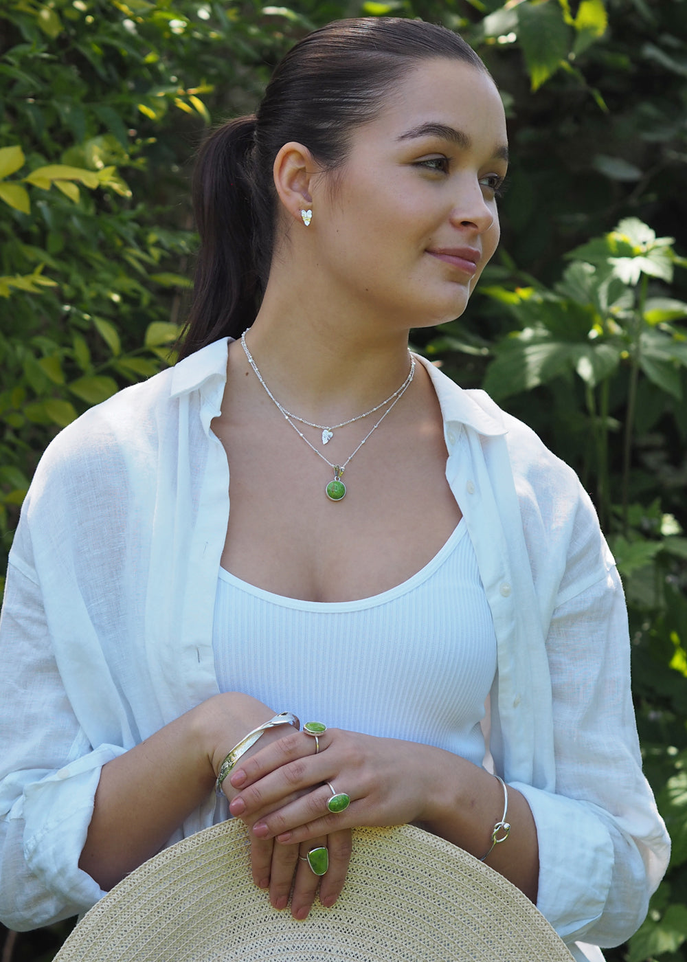 Cezanne Green Turquoise Small Ring