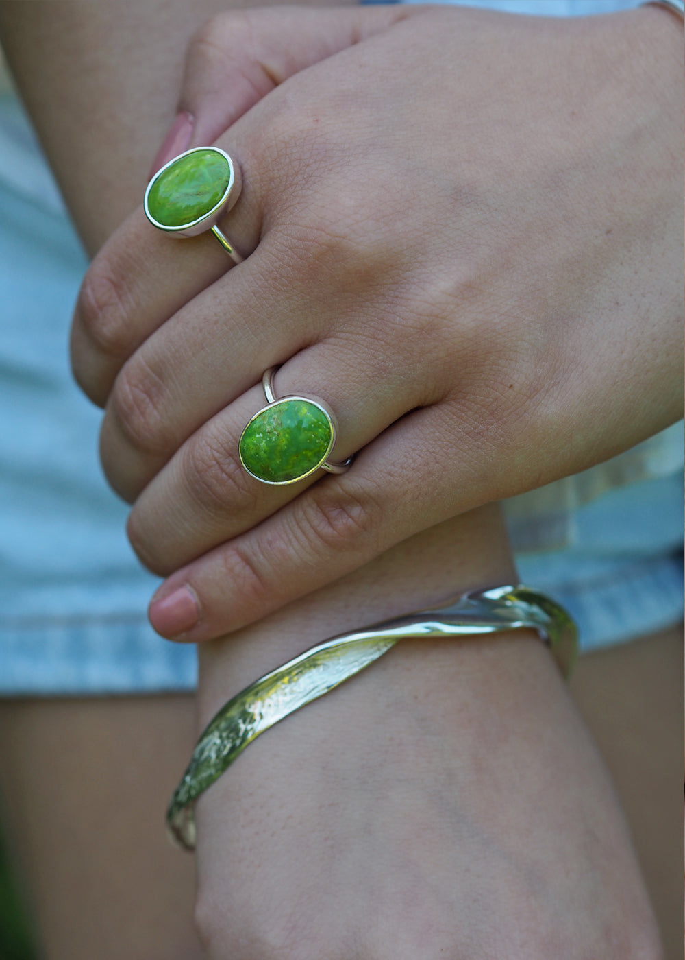Cezanne Green Turquoise Small Ring