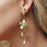 Foresta Ceiba Gold Hummingbird Drop Earrings