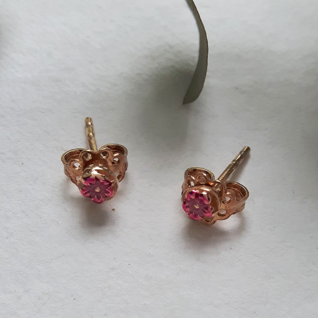 Barbara Haas Fiorellina Rose Au Round Studs A