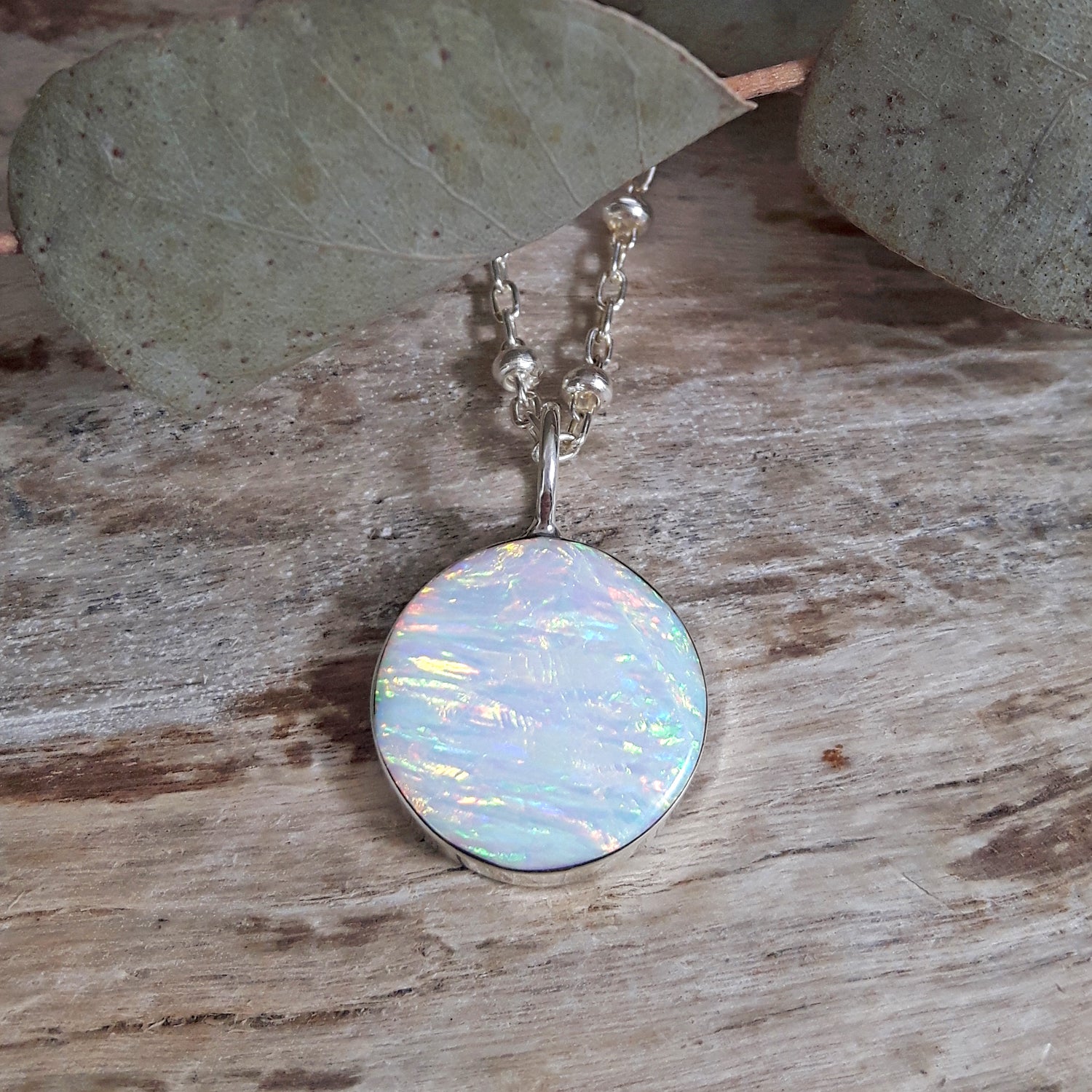 Flinder White Dotty Small Pendant