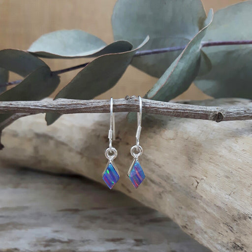 Flinder Lavender Kite Drop Earrings