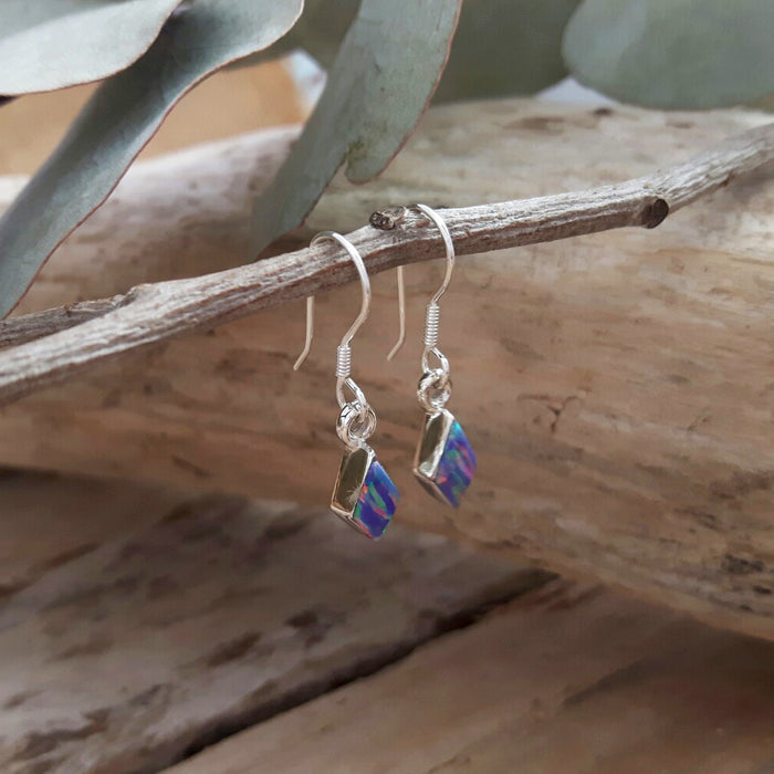 Flinder Lavender Kite Drop Earrings