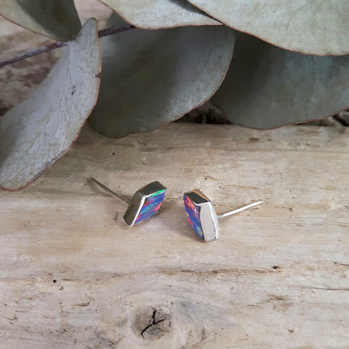 Flinder Lavender Kite Stud Earrings