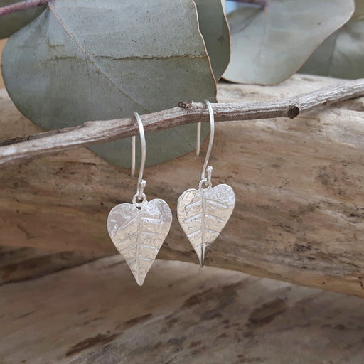 Foresta Heart Leaf Drop Earrings