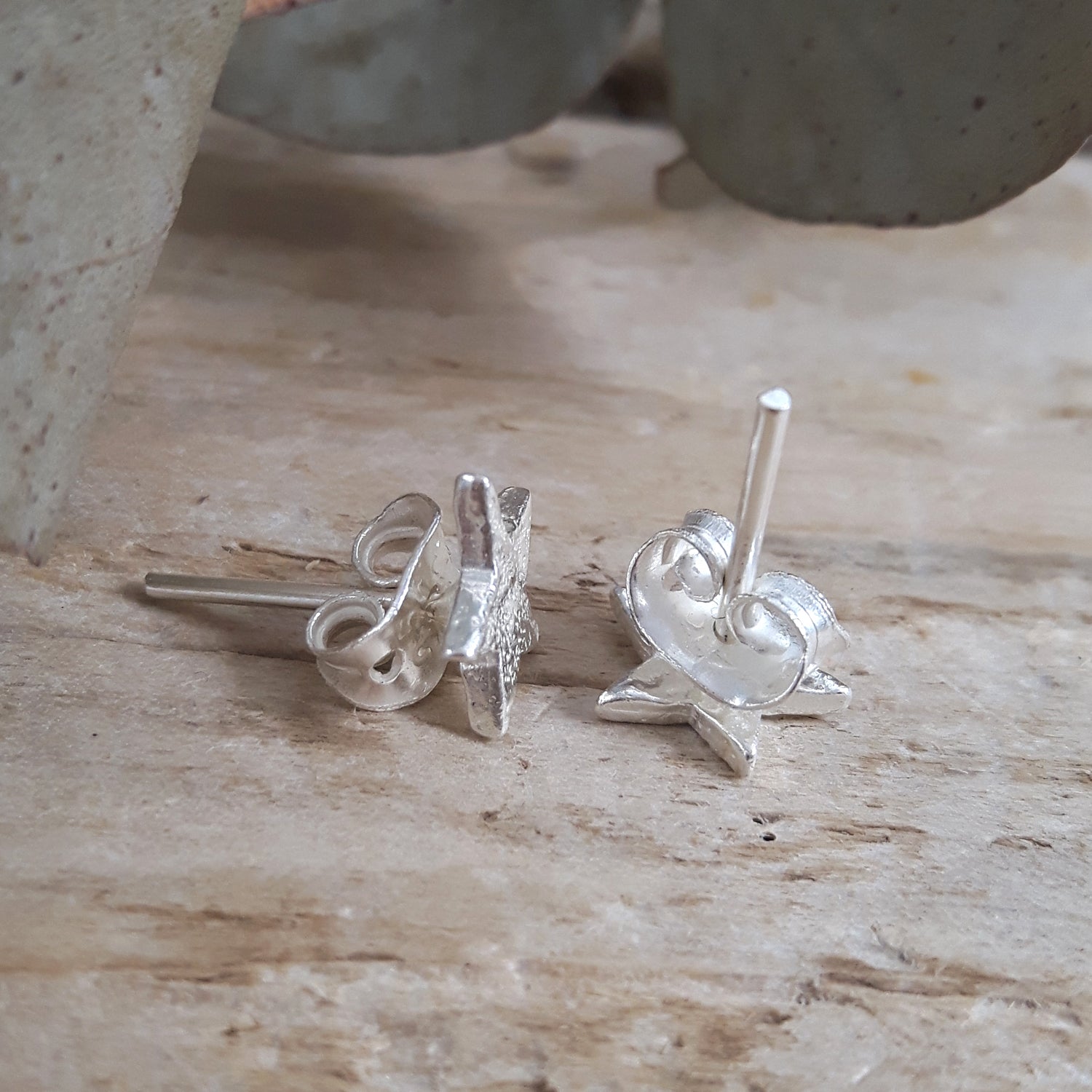 Foresta Tiny Star Silver Stud Earrings