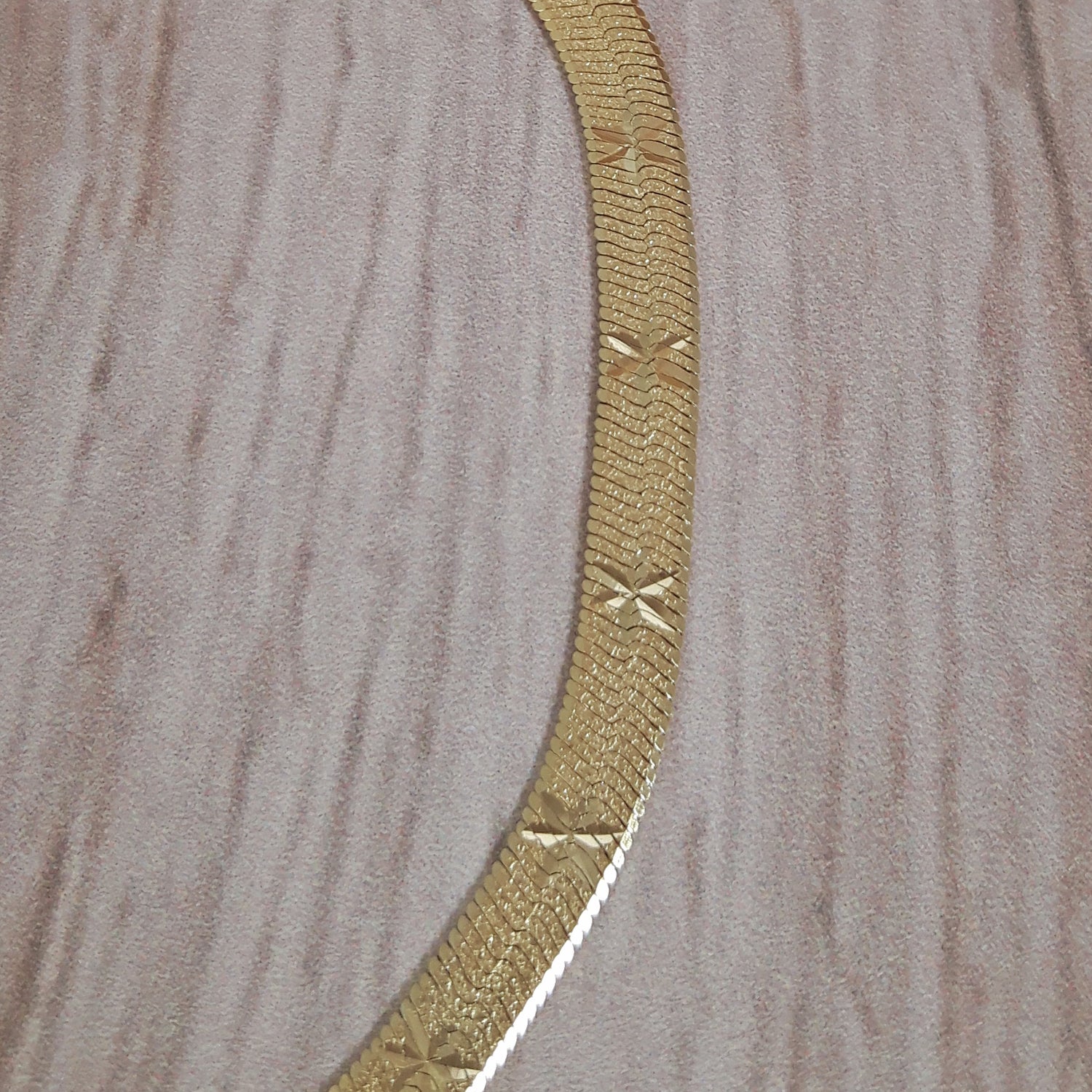 Gold Star Snake Chain Bracelet 17–19.5cm