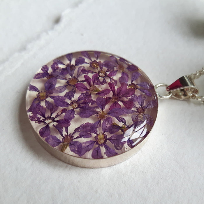 Perfectly Imperfect Flores Heather Round Large Pendant