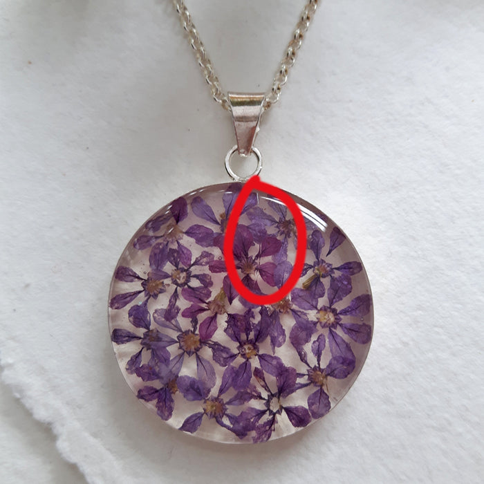 Perfectly Imperfect Flores Heather Round Large Pendant
