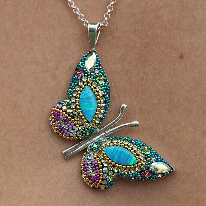 Allegra Galactic Butterfly Ombre Pendant
