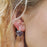 Flores Heather Heart Drop earrings