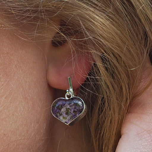 Flores Heather Heart Drop earrings