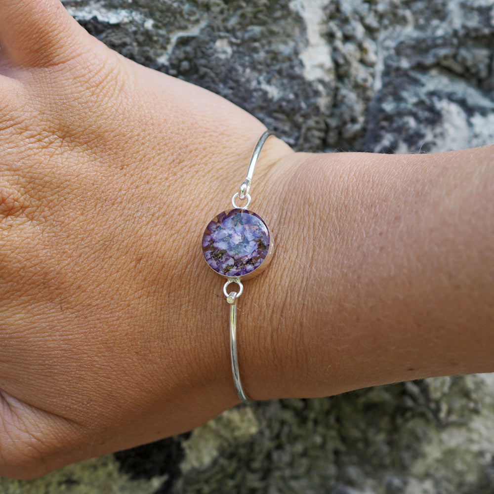 Flores Heather Round Bangle