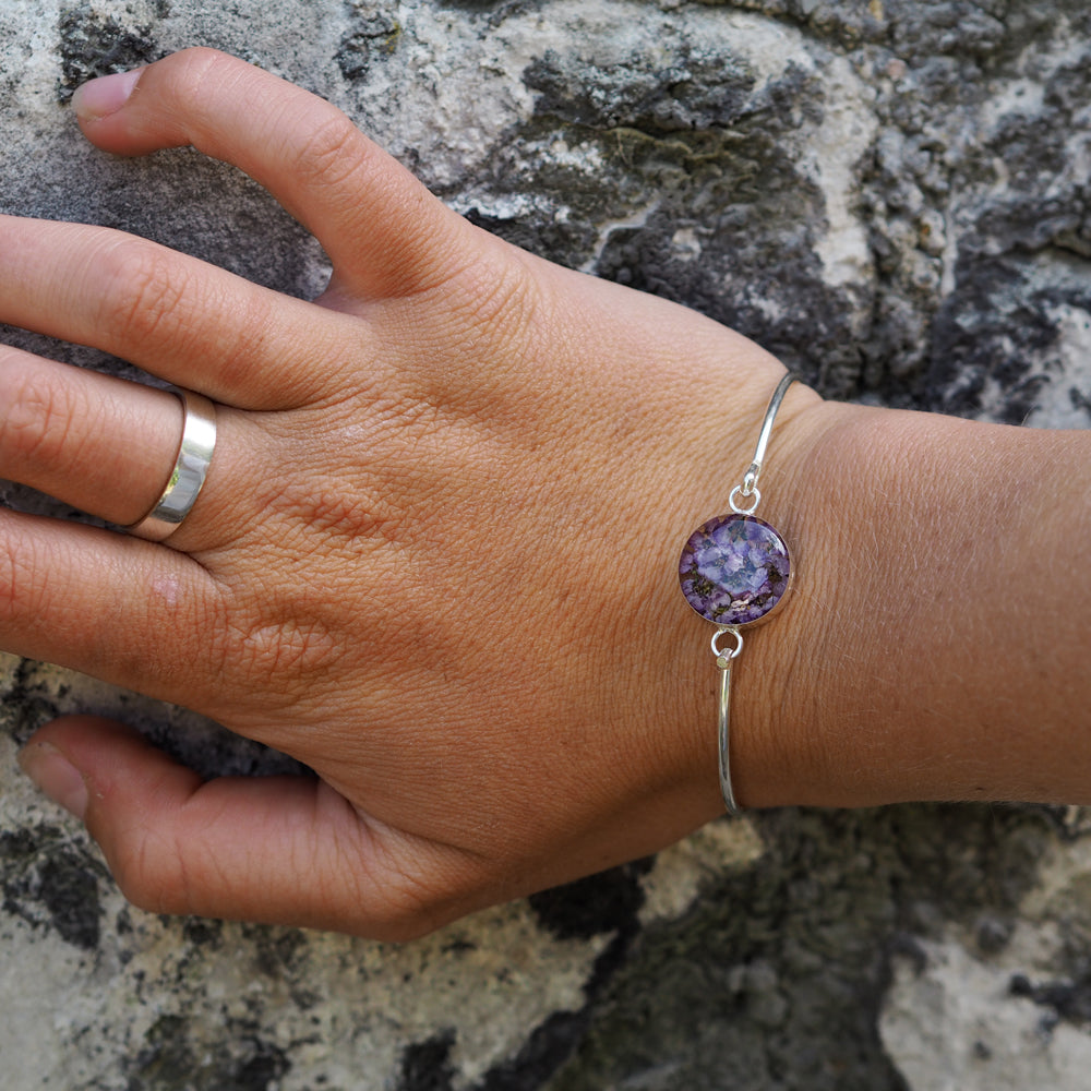 Flores Heather Round Bangle