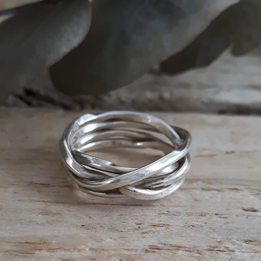 PERFECTLY IMPERFECT Lattice Thin Ring