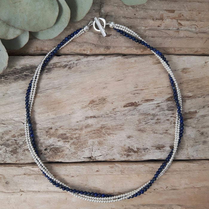 Jasmin Lapis Necklace - Sample