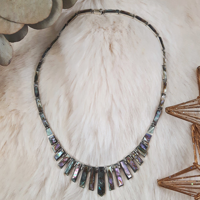 Abalone shell necklace jewelry deals