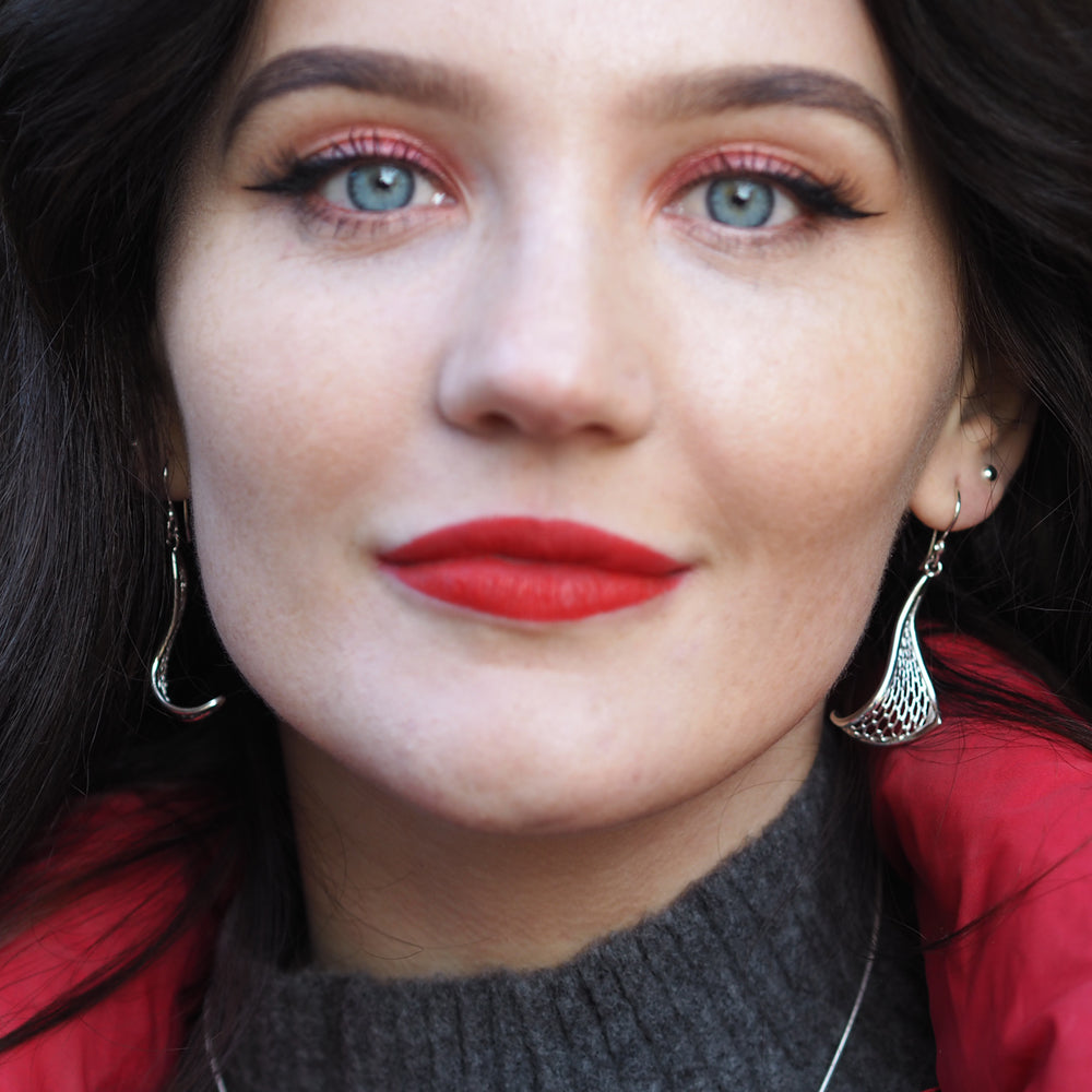 Skysail Silver Earrings