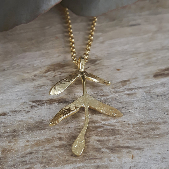 Foresta Mistletoe Gold Pendant