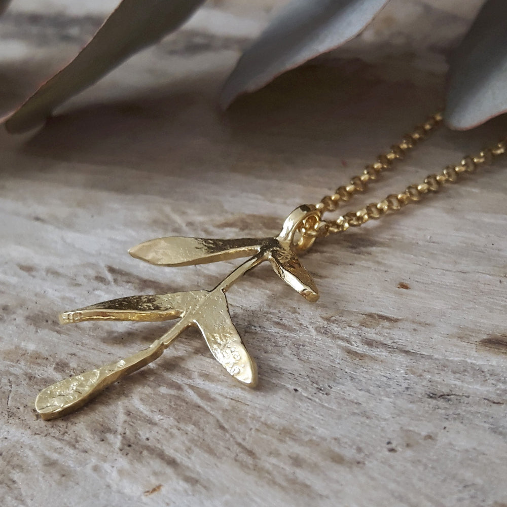 Foresta Mistletoe Gold Pendant