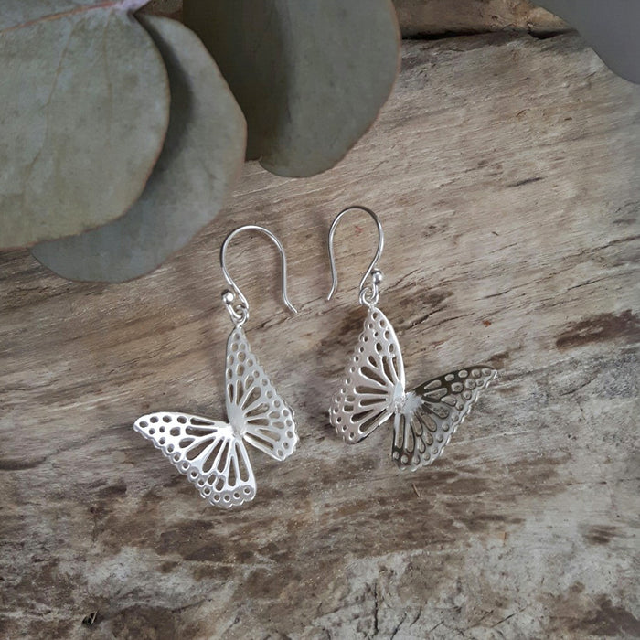 Monarca Small Butterfly Drop Earrings
