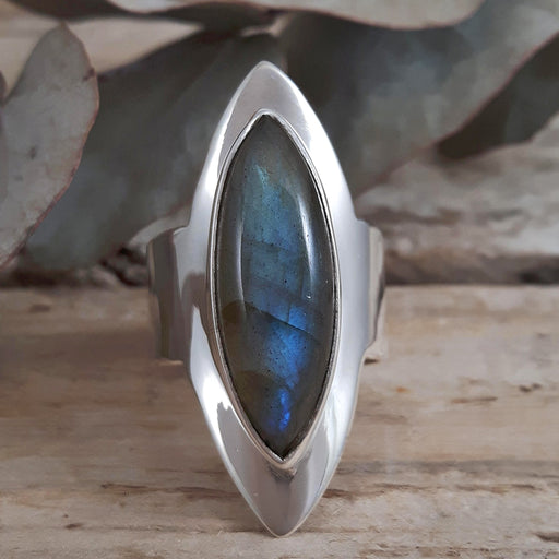 Monet Labradorite Marquise M Ring B