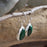 Monet Malachite Large Drop Earrings A