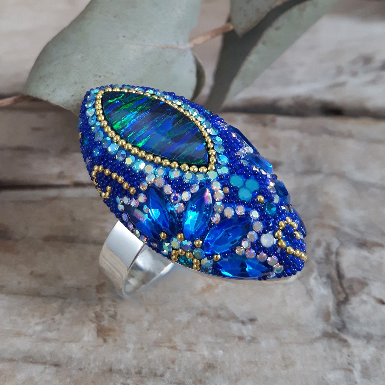 Allegra Sapphire Dream Adjustable Ring