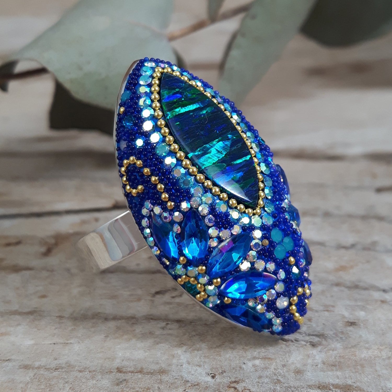 Allegra Sapphire Dream Adjustable Ring