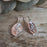 Celtic Thistle Silver/Copper Earrings