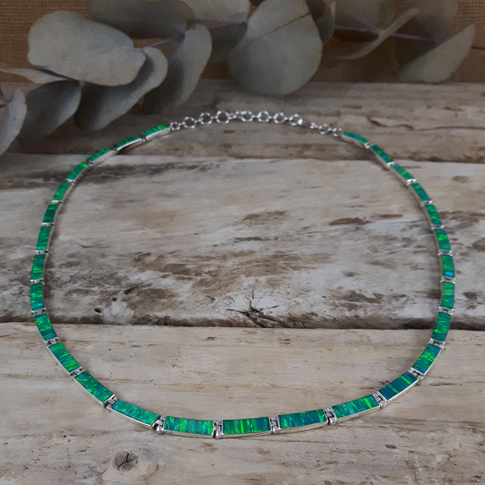 PERFECTLY IMPERFECT Flinder Green Drift Necklace